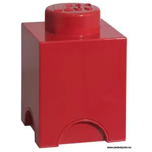 Lego 40011730 boite brique de rangement 1 plot rouge