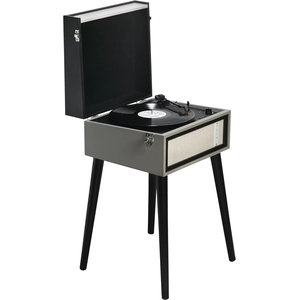 Platine Vinyle Tourne-Disque Rétro avec amplificateur - USB - Haut-Par...