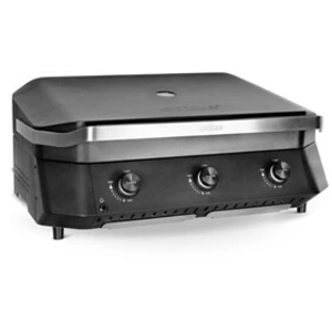 Cozze - Plancha G-800 met Deksel en 3 Branders 9.6KW - Edelstaal - Zwart pas cher
