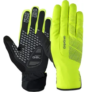 GripGrab Gants de vélo d'hiver imperméable GripGrab Ride Gants de cyclisme thermiques chauds coupe-vent avec rembourrage et revêtement antidérapant
