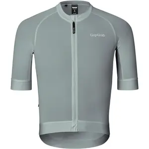 GripGrab, Hommes, Maillot de cyclisme, GripGrap PACR Short Sleeve Jersey (L), Gris, Bleu, L