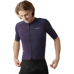 GripGrab, Hommes, Maillot de cyclisme, Maillot de Cyclisme PACR SS (L), Violet, L pas cher