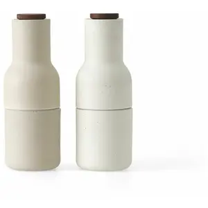 Audo Copenhagen Bottle Grinder Peper- En Zoutmolen Keramiek Sand Walno...