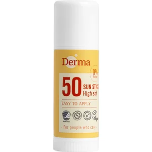 Derma Eco Sun SPF 50 Zonnebrand Stick - 15 ML - Hoge Bescherming - Zonverzorging - Natuurlijke Ingrediënten pas cher