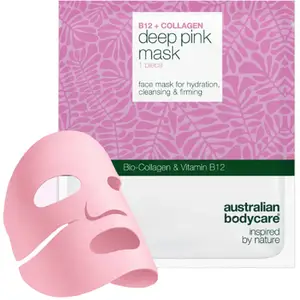 Vitamine B12 Collageenmasker voor droge en vermoeide huid Vitamine B12 Collageenmasker voor droge huid. Met B12, niacinamide, peptiden, collageen en hyaluronzuur voor hydratatie en glans. pas cher