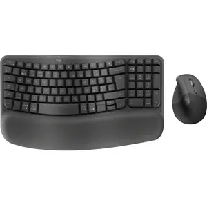 Logitech Wave Keys and Lift Combo - Ensemble clavier et souris - sans ... pas cher
