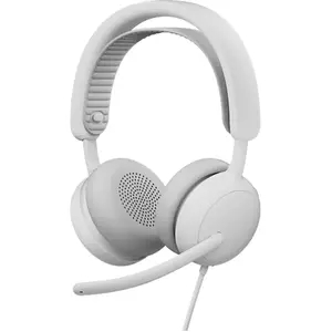 Micro-casque LOGITECH Zone Wired 2 OFF WHITE pas cher