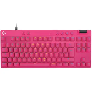 Logitech Pro X Tkl Rapid (DE, Filaire), Clavier, Pink pas cher