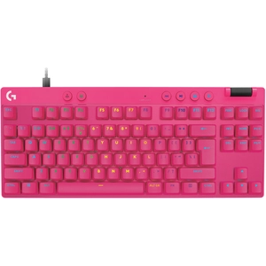 Clavier de Jeu - Logitech - G Pro X TKL GALVATRON - Magenta - Mécanique - Rétroéclairé RVB pas cher