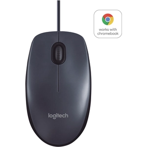 Logitech M100 - souris - USB - noir pas cher