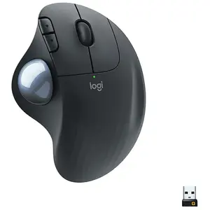 Souris ergonomique - Sans fil - Logitech - Ergo M575 - Graphite pas cher