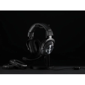 Casque Gaming filaire Logitech G Pro X avec repose casque Noir pas cher