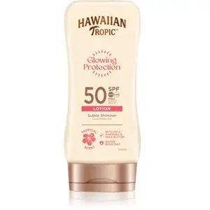 Hawaiian Tropic Glowing Protection Lotion SPF 50 - 170 ml pas cher
