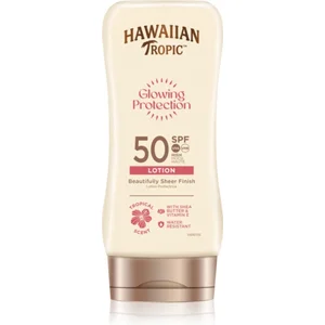 6x Hawaiian Tropic Zonnebrand Lotion Hydratation SPF 50 180 ml pas cher