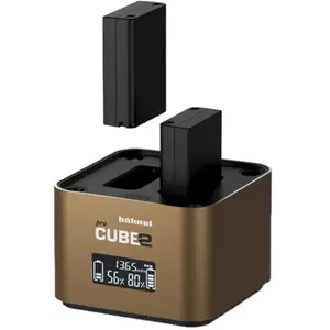 Hähnel Hahnel ProCube2 Olympus, Marron, LCD, Auto-Indoor battery charger, AA, Lithium-Ion (Li-Ion), Hybrides nickel-métal (NiMH)