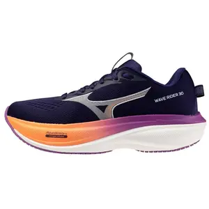 MizunoWomen Wave Rider 30 Hardloopschoen J1GM262074 Rhodonite/White/Fircecracker pas cher