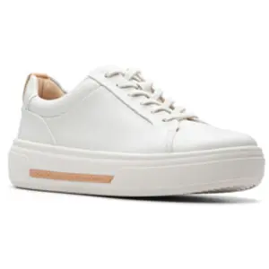 Clarks Hollyhock Walk - dames sneaker - wit - maat 37 (EU) 4 (UK) pas cher