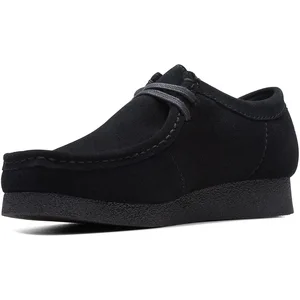 Comparateur de prix : Clarks Derby Wallabeeevo pour homme, Black Sde., 40 EU