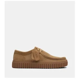 Clarks Clarks - Derbies Torhill En Cuir Suã©Dã© - Beige - 43 pas cher