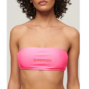 Superdry Haut De Bikini Logo Bandeau pas cher