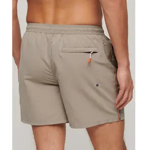 Superdry Sportswear Emb 15´´ Zwembroek Beige M Man pas cher