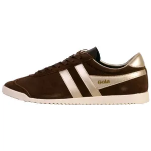 Basket Gola Bullet Pearl - Marron/Or pas cher