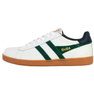 Comparateur de prix : Gola Chaussures Gola Equipe Ii Pour Hommes - Baskets En Cuir Blanc Et Vert - 41