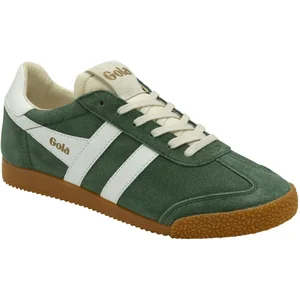 Baskets - GOLA - ELAN Vert - Talon plat - Cuir - Lacets pas cher