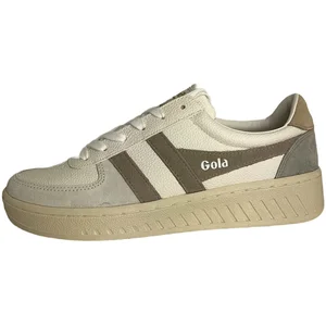 Baskets femme Gola Grandslam Trident - white/feather grey/oat pas cher