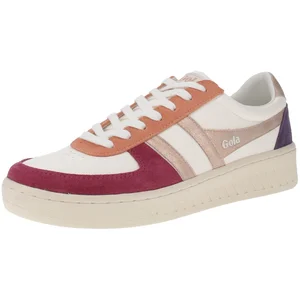 Gola Gola Grandslam Quadrant - Baskets Femme En Synthétique Et Suédine, Off White Cerise - 41 pas cher