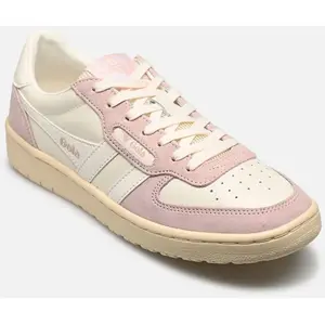 Baskets femme - GOLA - Hawk 89 - Cuir - Plat - Rose pas cher