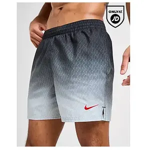 Nike Short de bain Imprimé - Black, Black XS pas cher
