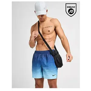 Nike Short de bain Imprimé - Blue, Blue XL pas cher