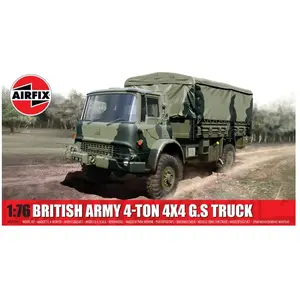 Airfix Modelbouwpakket Auto - 02326A Bedford MK - Britse 4-Ton 4x4 G.S.-vrachtwagen - Militair Voertuig Plastic - 1:76 - Modelbouw