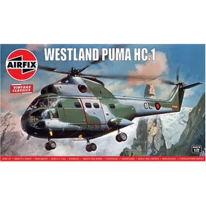 Airfix Modelbouwpakket Militaire voertuigen - 03021V Westland Puma HC.1 - Vintage Classics - Britse Transporthelikopter Plastic - 1:72 - Modelbouw