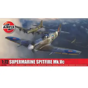 1:72 Airfix 02108A Supermarine Spitfire Mk.Vc Plane Plastic Modelbouwp...