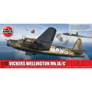1:72 Airfix 08019A Vickers Wellington Mk.IA/C Plane Plastic Modelbouwpakket pas cher