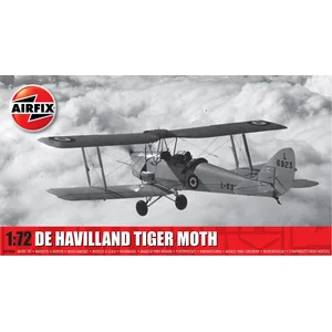 1:72 Airfix 02106A De Havilland DH 82 Tiger Moth - Propeller Vliegtuig Plastic Modelbouwpakket pas cher