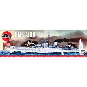 1:600 Airfix 03204V HMS Ajax - Light cruiser Leander-class - Vintage Classics Plastic Modelbouwpakket pas cher