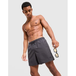 Fred Perry Side Laurel Wreath Swim Shorts - Gris, Gris S pas cher