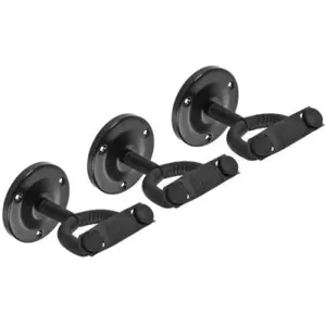 Tiger gst42-3-bk lot de 3 supports muraux pour guitare pas cher