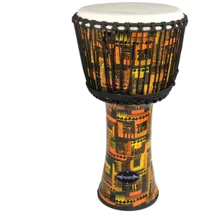 World rhythm mdj001-or pvc djembé - orange - 9" pas cher