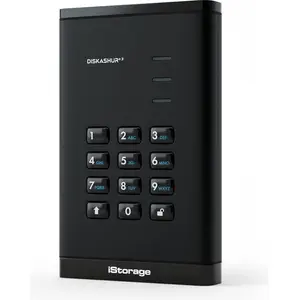 iStorage diskAshur3 HDD 2TB - Bleu (2 To), Disque dur externe, Bleu pas cher