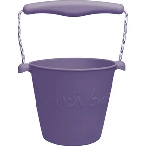 SCRUNCH Speelgoedemmer - Paars - Opvouwbaar - Recycleerbaar pas cher
