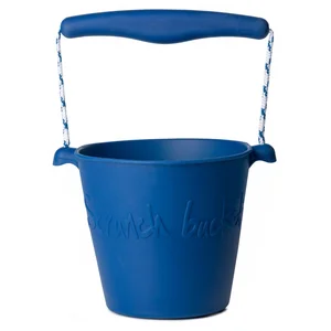 SCRUNCH Speelgoedemmer - Blauw - Opvouwbaar - Recycleerbaar pas cher
