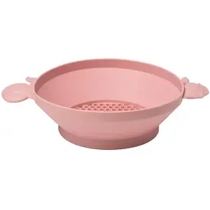 Scrunch: ZEEF oud roze 29x20x7cm, opvouwbaar, 100% siliconen, recycleerbaar, 12m+