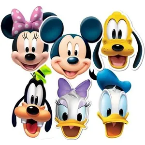 Bebegavroche Lot de 6 Masques Mickey et ses amis Disney pas cher