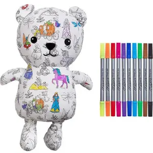 Eat Sleep Doodle Teddybär mit 10 Märchenmarkern pas cher