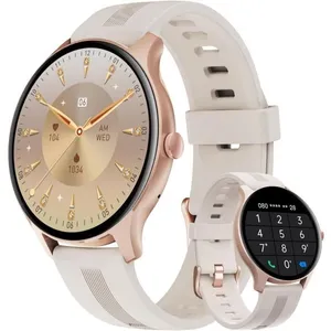 HUAKUA Montre Connectée Homme Repondre Appel Smartwatch Ronde 1,38 Pou... pas cher