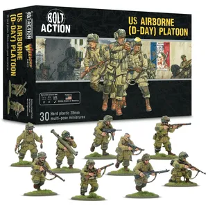 US Airborne (d-day) MMG team (Bolt action nieuw)